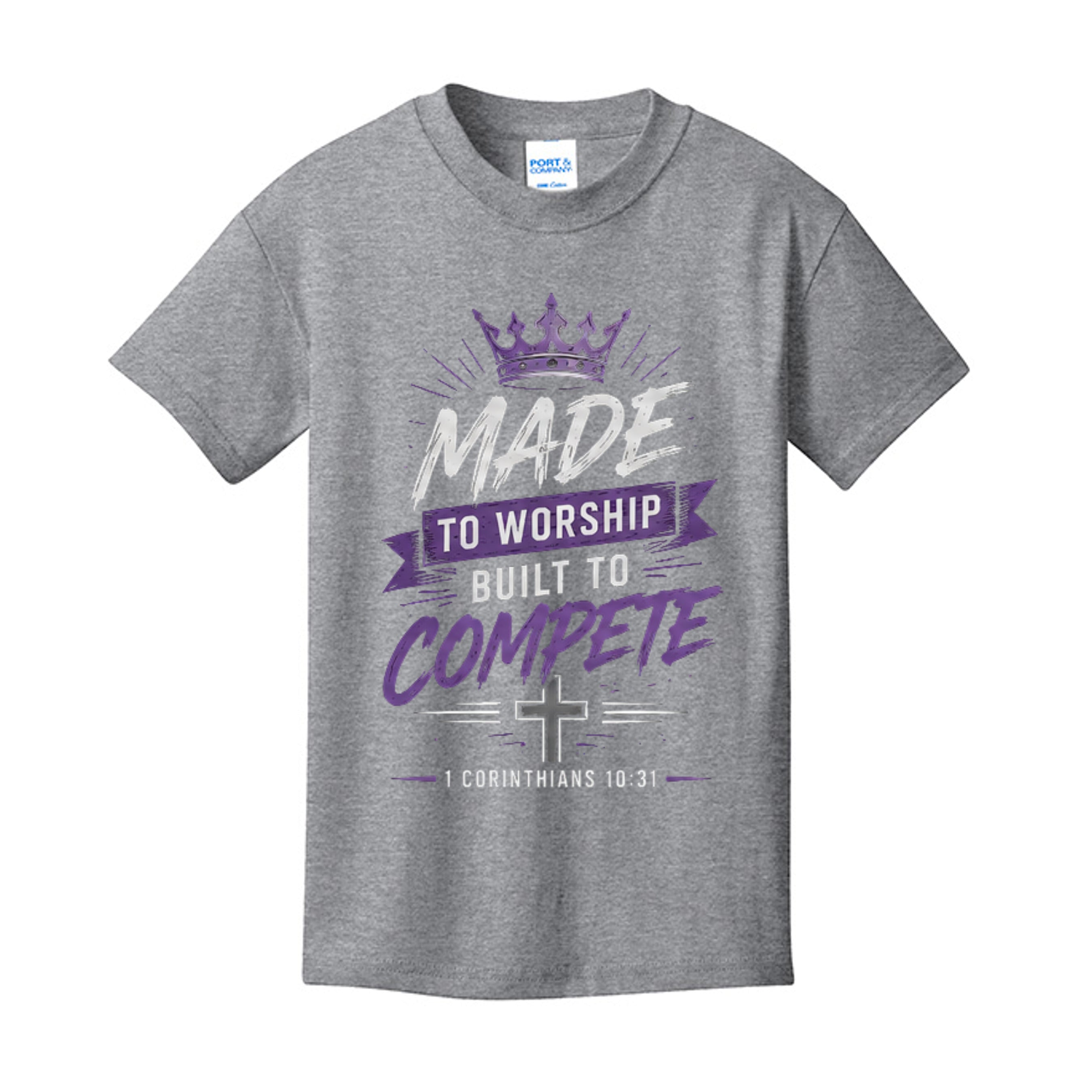 Athletic Heather - PC54Y - FRONT
